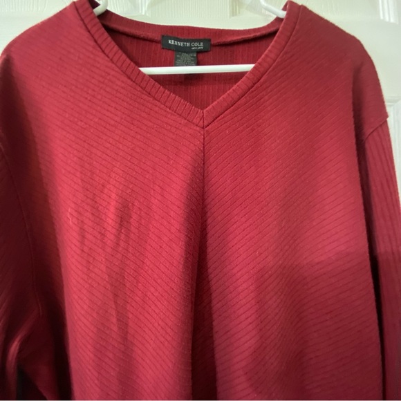 Kenneth Cole Men’s  light weight knit color- red beet Size XXL - Picture 2 of 10